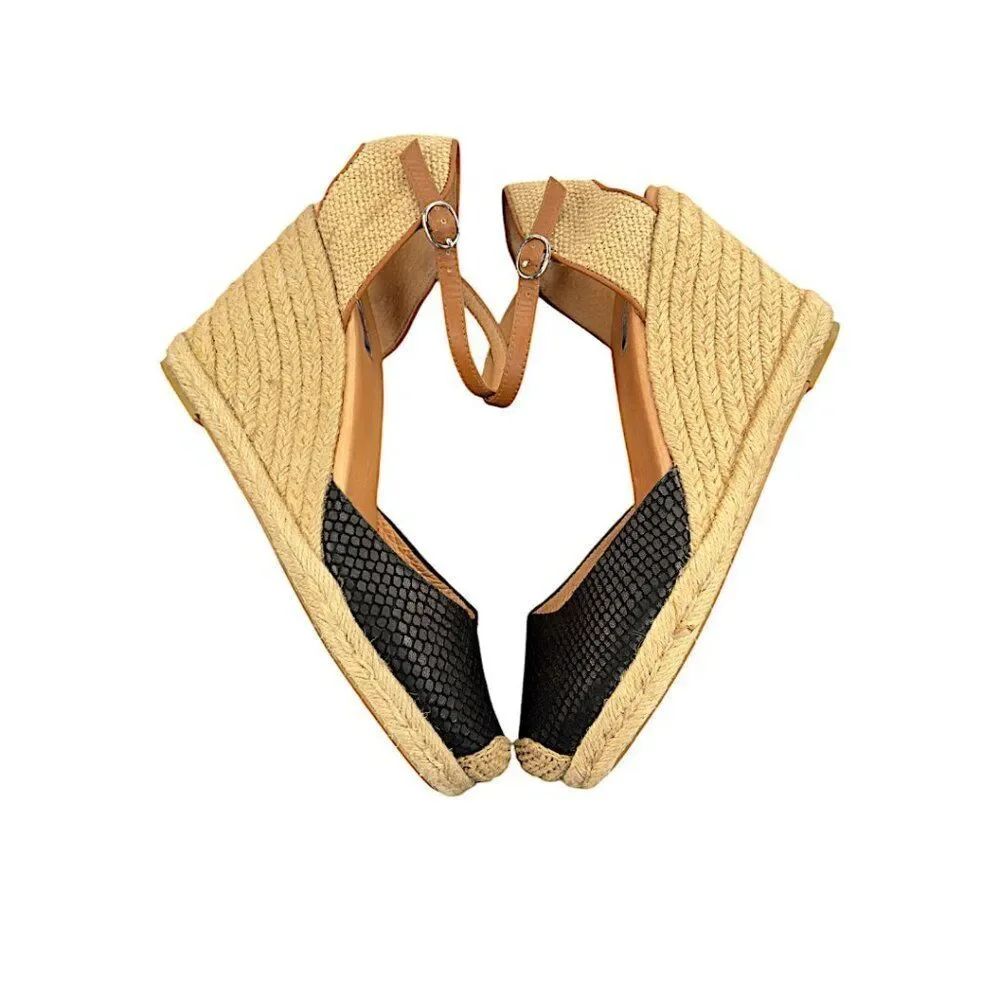 Halogen Espadrille Wedge Sandals RN58665 - Size 8.5 M